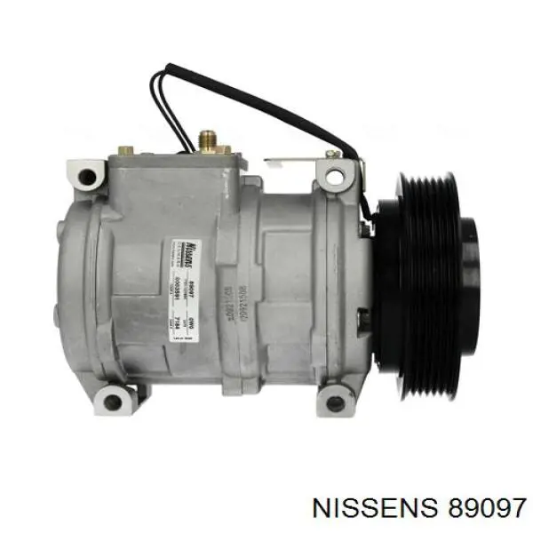 Compresor de aire acondicionado 89097 Nissens