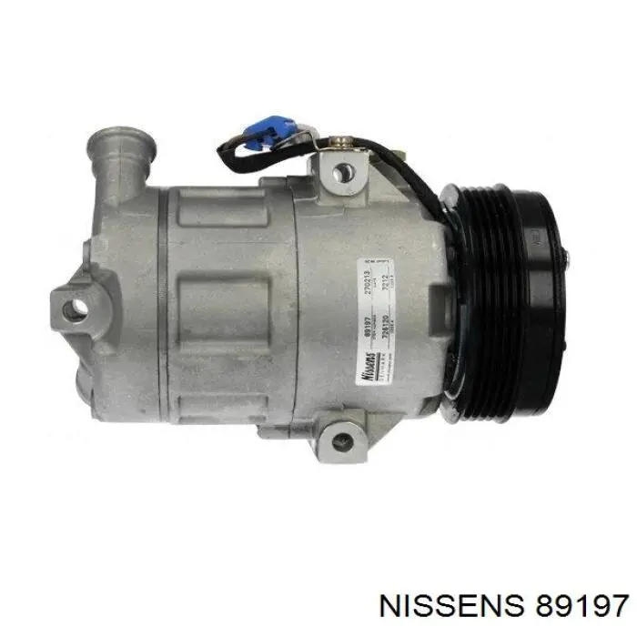 Compresor de aire acondicionado 89197 Nissens
