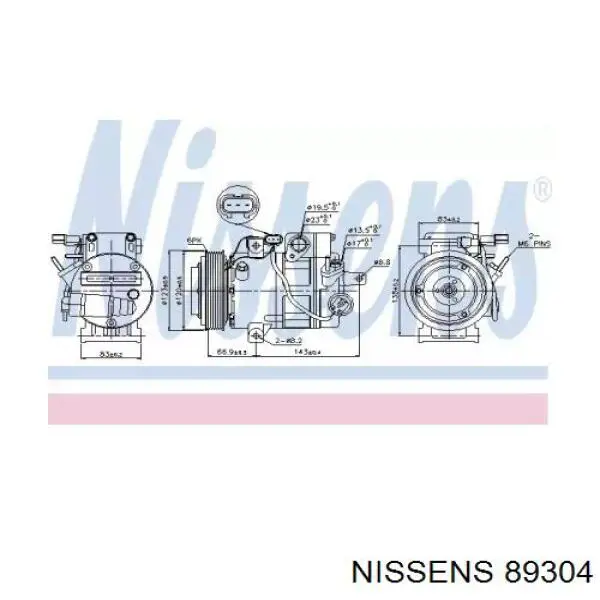 Купить F500NE9DB07 HCC Компрессор климатической установки