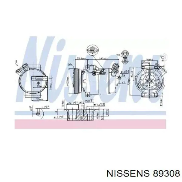 Компрессор кондиционера KTT090160 Thermotec