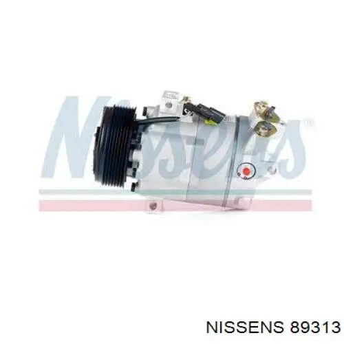 Compresor de aire acondicionado 89313 Nissens
