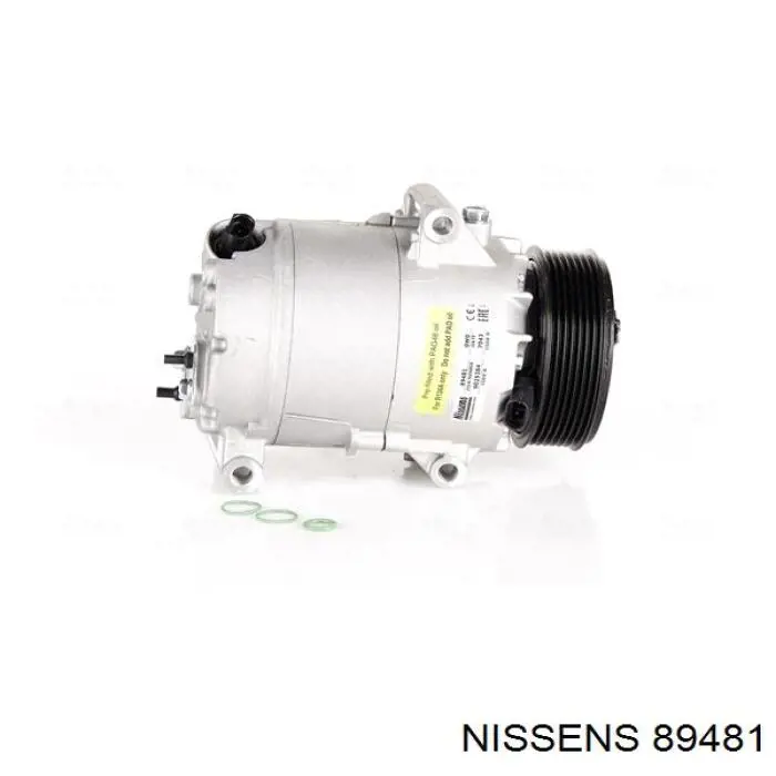 Compresor de aire acondicionado 89481 Nissens