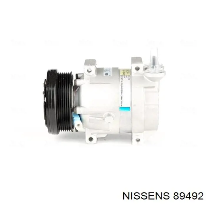 Compresor de aire acondicionado 89492 Nissens