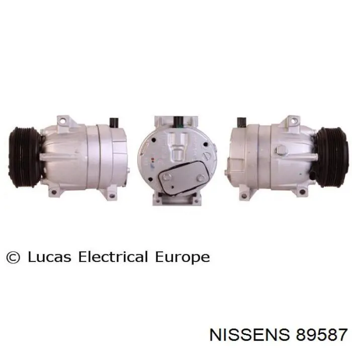 Компрессор кондиционера 89587 Nissens