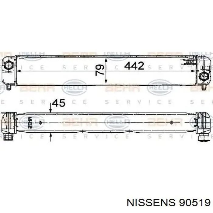 Radiador de óleo para Mercedes E (T123)