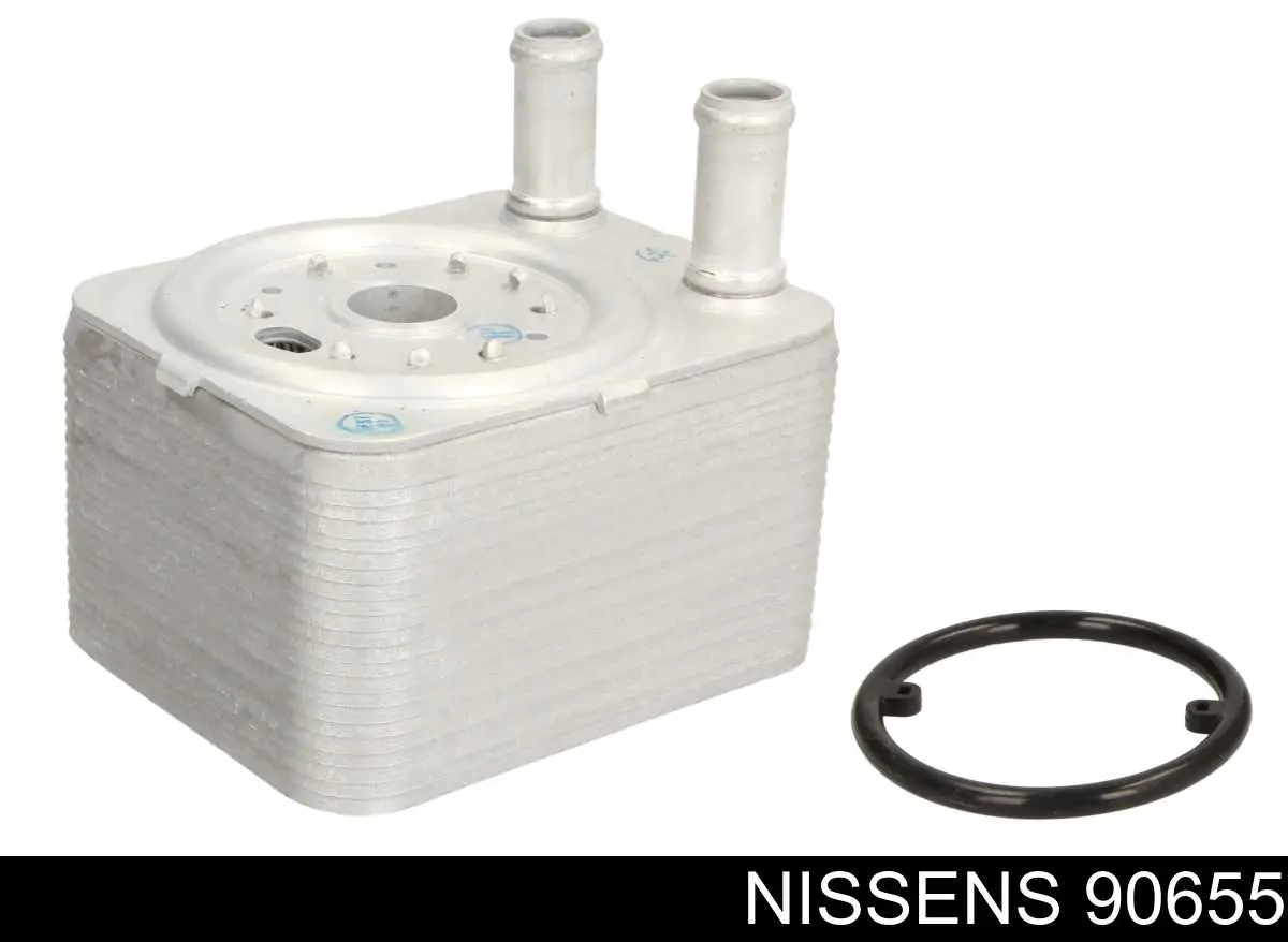 90655 Nissens радиатор масляный (холодильник, под фильтром)
