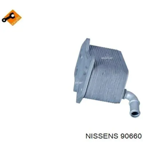 Radiador de aceite, bajo de filtro 90660 Nissens