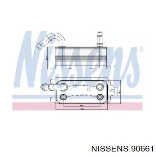 Радиатор охлаждения АКПП CLC72000S Mahle Original