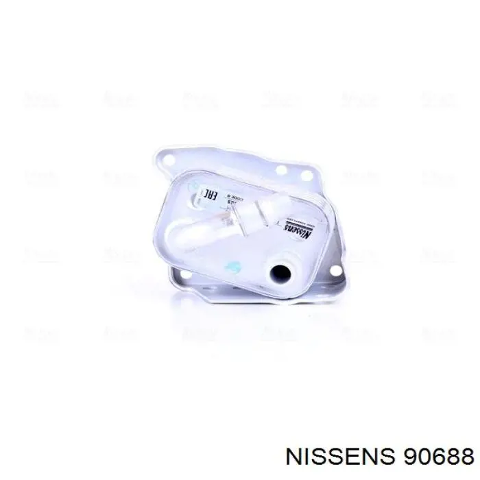 Radiador de aceite, bajo de filtro 90688 Nissens