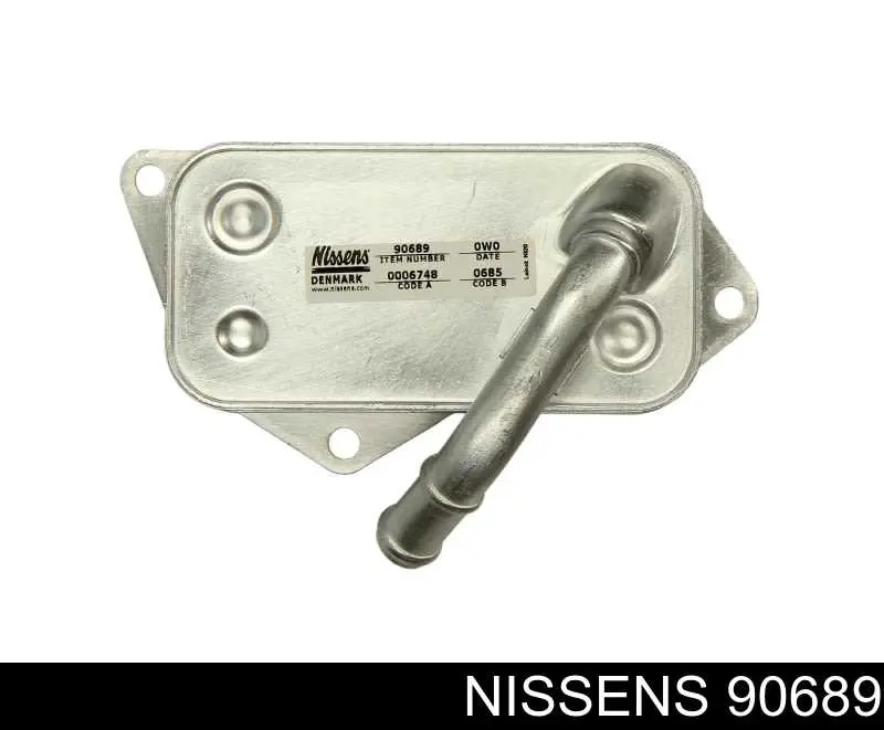 90689 Nissens радиатор масляный (холодильник, под фильтром)