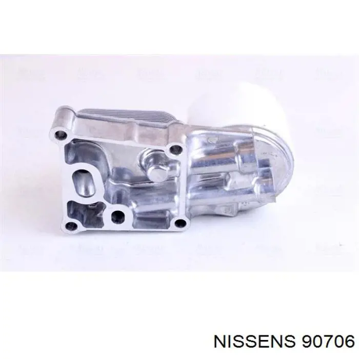 Radiador de aceite, bajo de filtro 90706 Nissens