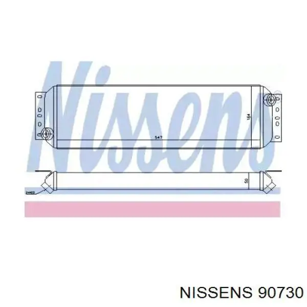 90730 Nissens Радиатор АКПП