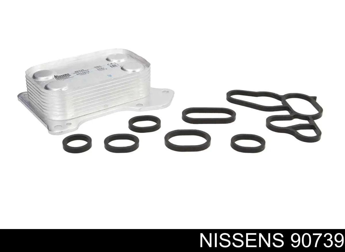 90739 Nissens radiador de óleo