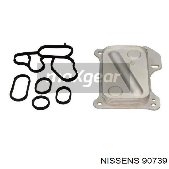 Radiador de aceite 90739 Nissens