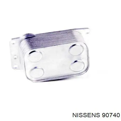 Радиатор масляный (холодильник), под фильтром Nissens 90740 цена, от 74.67 USD