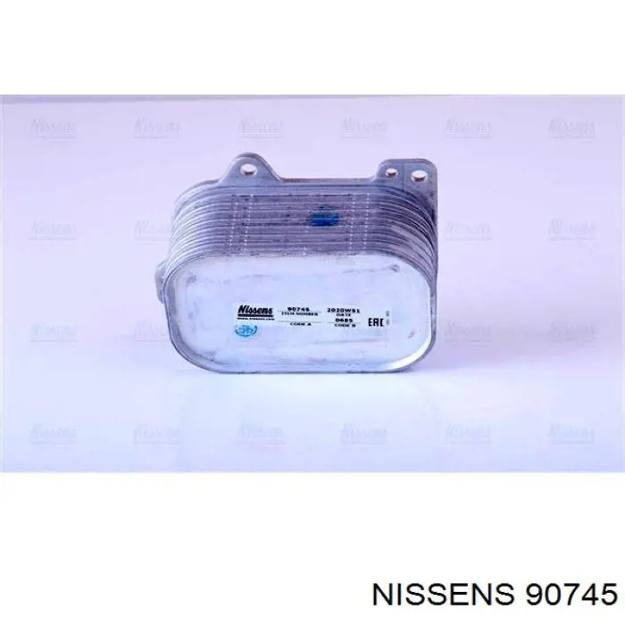 90745 Nissens radiador de óleo