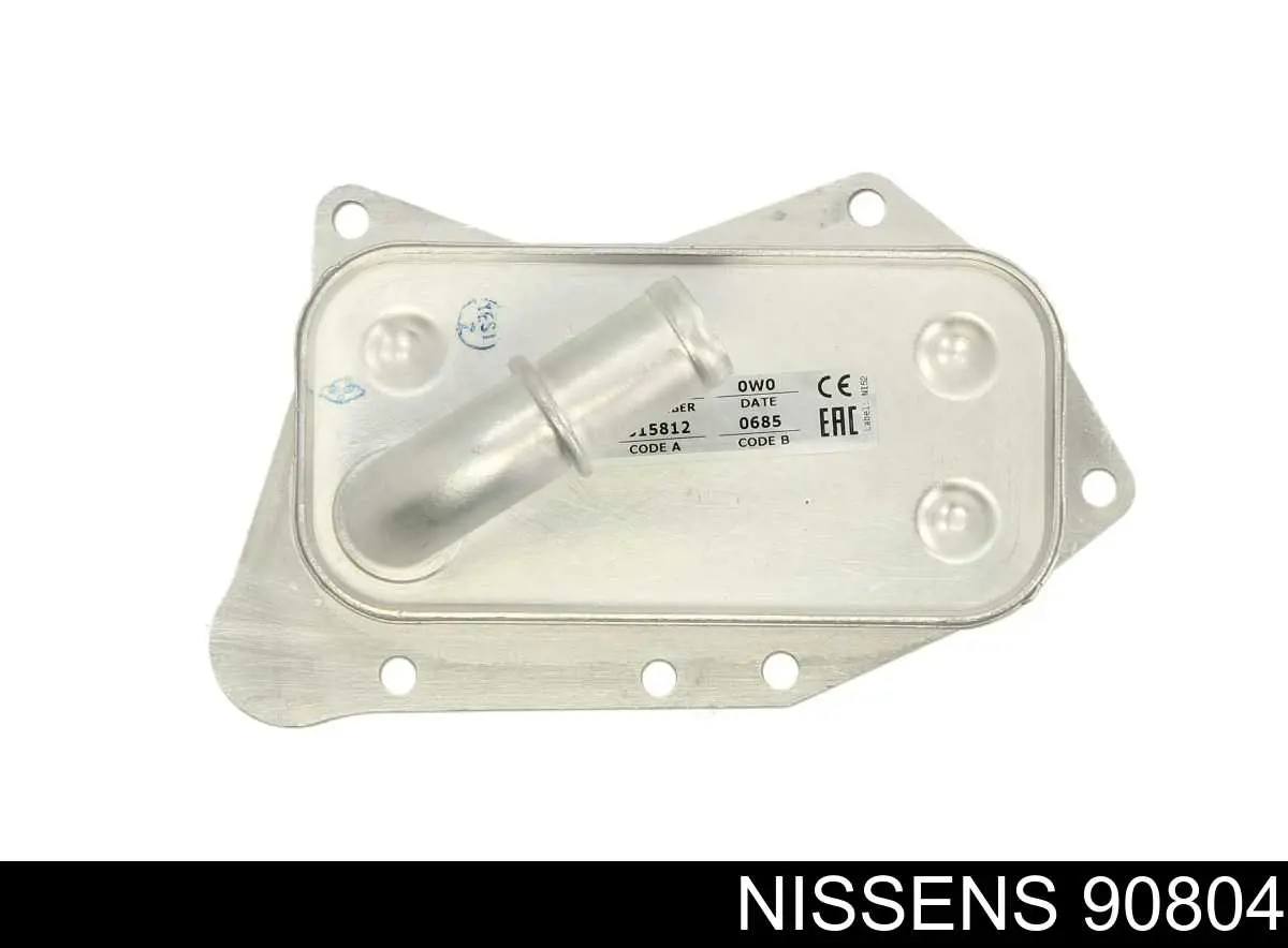 90804 Nissens радиатор масляный (холодильник, под фильтром)