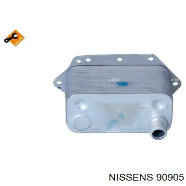 Radiador de aceite, bajo de filtro 90905 Nissens
