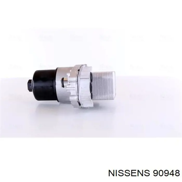 Radiador de aceite, bajo de filtro 90948 Nissens