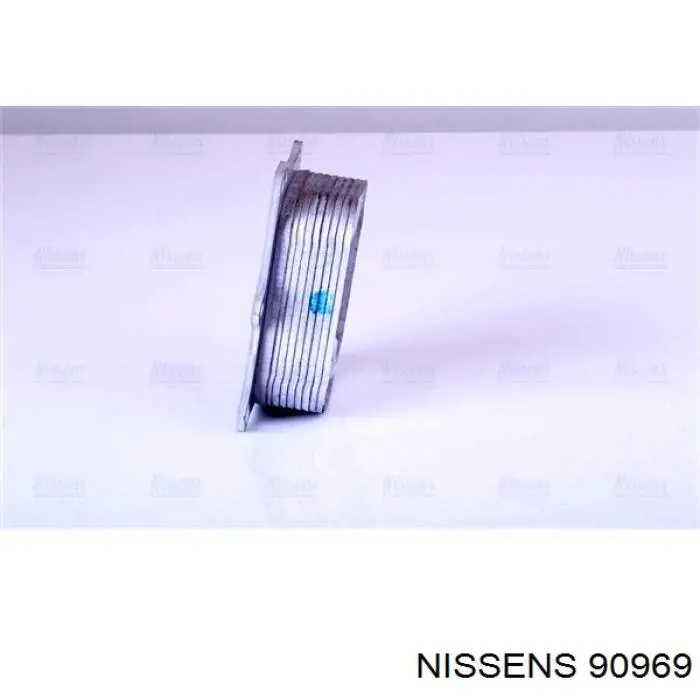 Radiador de aceite, bajo de filtro 90969 Nissens