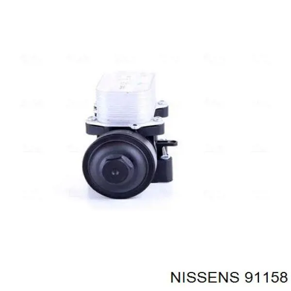 Radiador de aceite, bajo de filtro 91158 Nissens