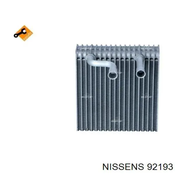 Evaporador, aire acondicionado 92193 Nissens
