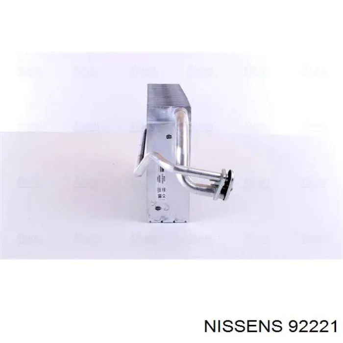 Evaporador, aire acondicionado 92221 Nissens