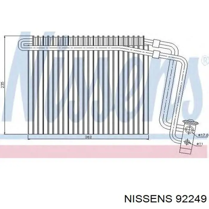 Купить AE66000P Mahle Original Радиатор кондиционера салонный, испаритель