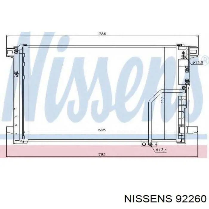 Радиатор испарителя кондиционера Nissens 92260 цена, от 132.82 USD