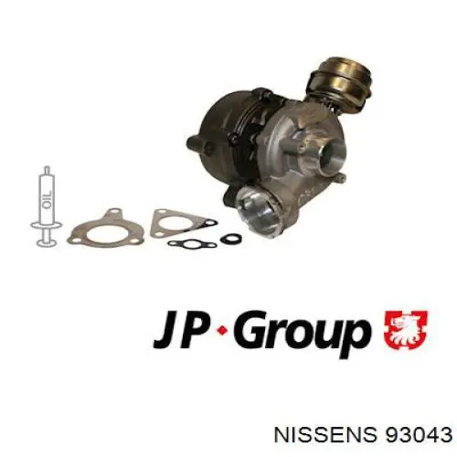 Turbocompresor 93043 Nissens