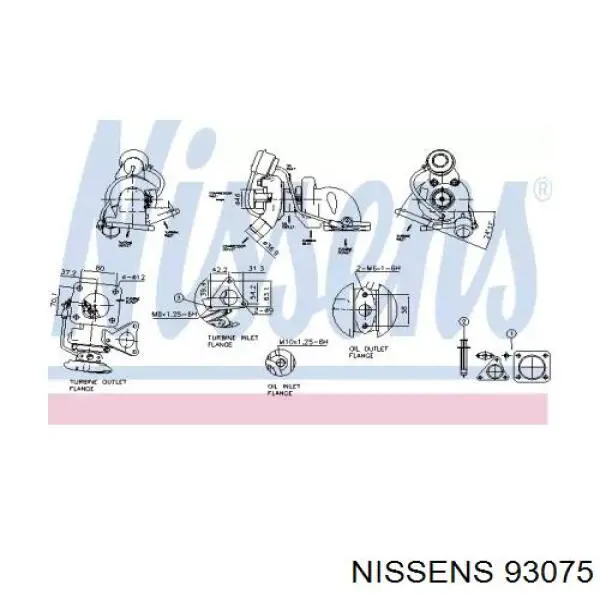 Купить 93075 Nissens Турбоком