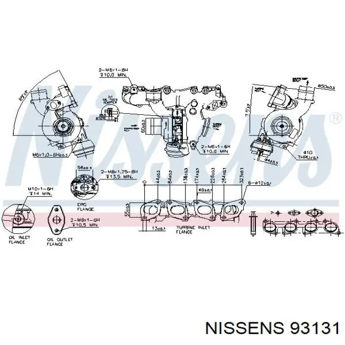 Турбина 93131 Nissens