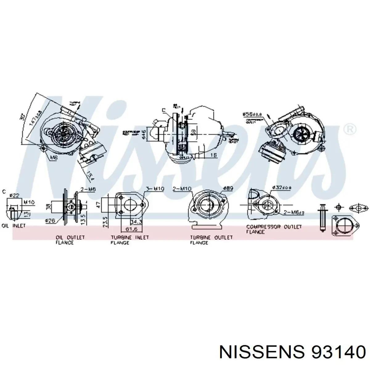 Турбокомпрессор Mahle Original 082TC15850000