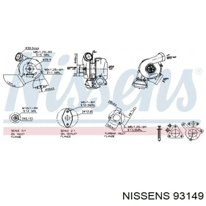 Turbocompresor 93149 Nissens