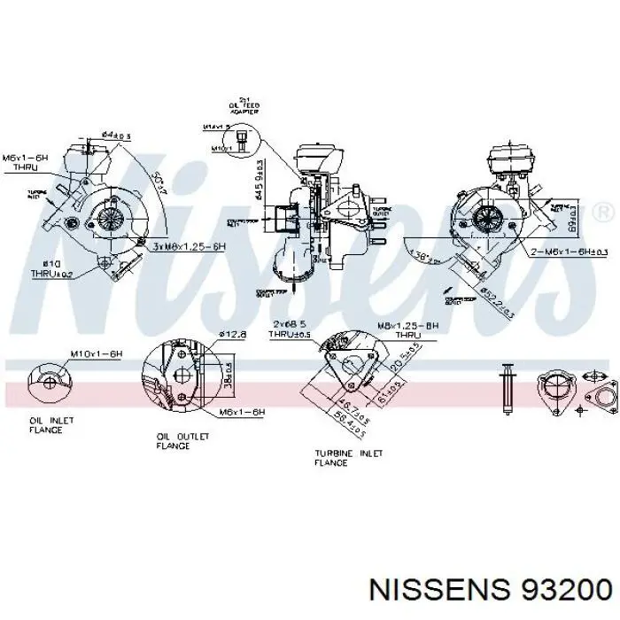 Турбина 93200 Nissens