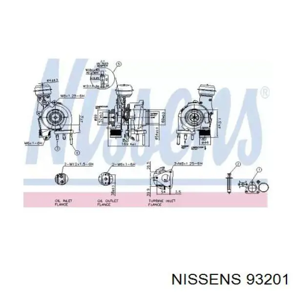 Турбина NISSENS 93201