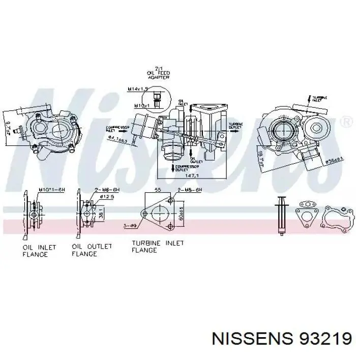 93219 Nissens turbina