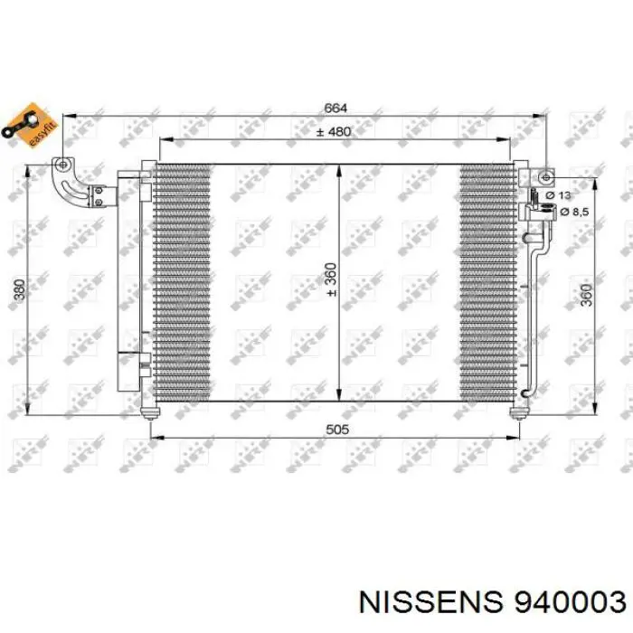Конденсатор кондиционера Hyundai/Kia S976061G300 цена, от 110.17 USD