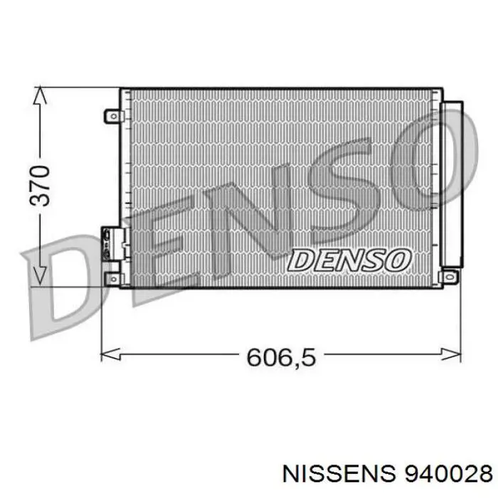 Condensador aire acondicionado 940028 Nissens