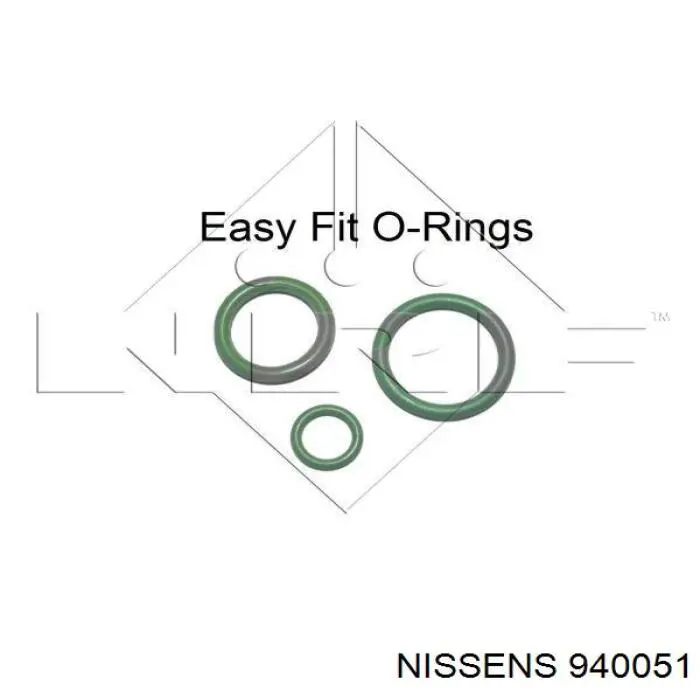 Радиатор кондиционера 940051 Nissens