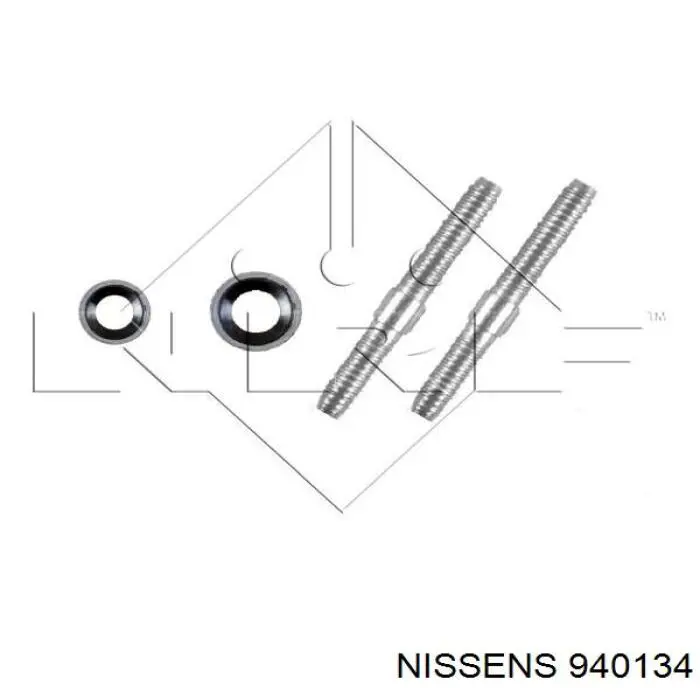 Купить 940134 Nissens Радиатор системы охлаждения кондиционера