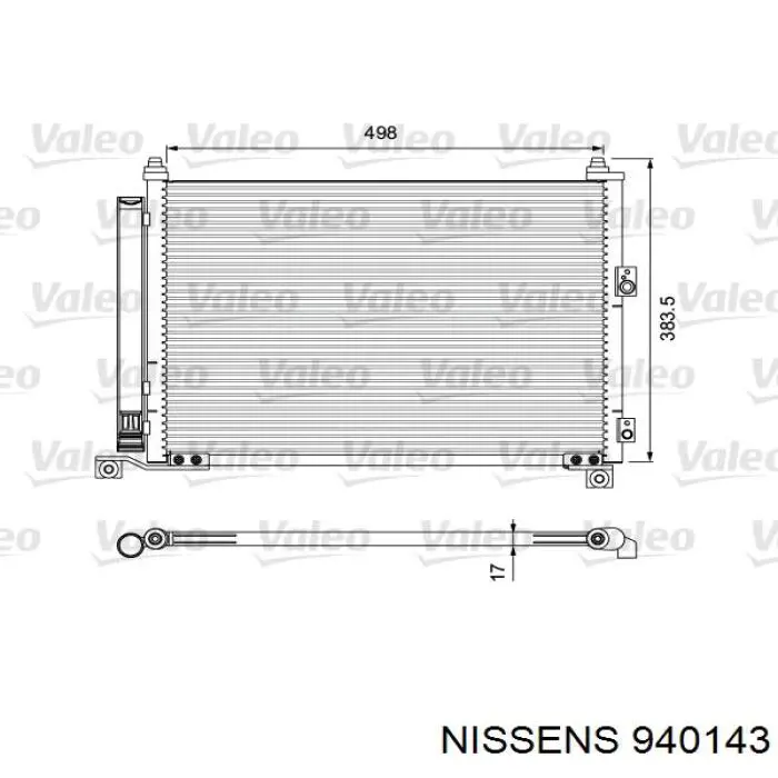 AC905000S Mahle Original Конденсатор