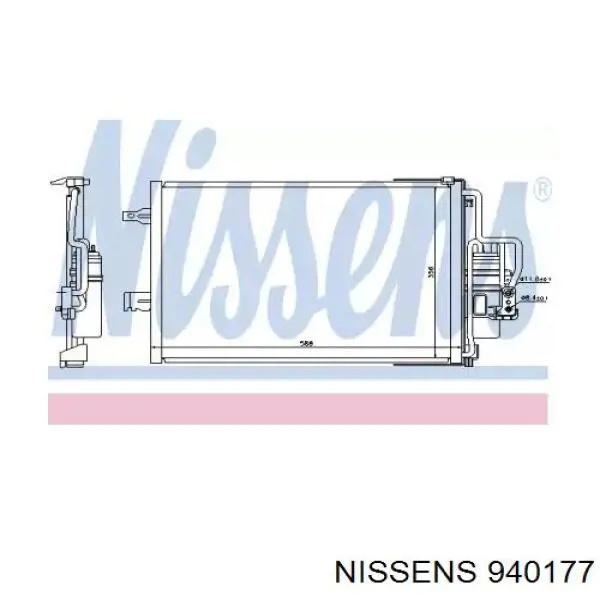 940177 Nissens радиатор кондиционера