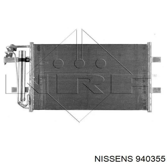 Condensador aire acondicionado 940355 Nissens