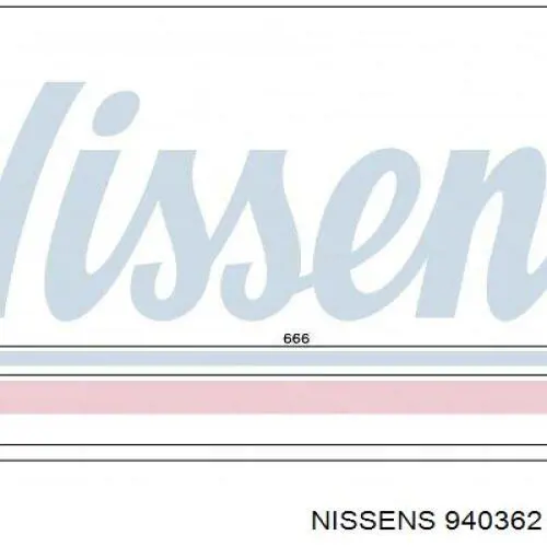 Конденсатор кондиционера Nissens 940362 цена, от 85.69 USD