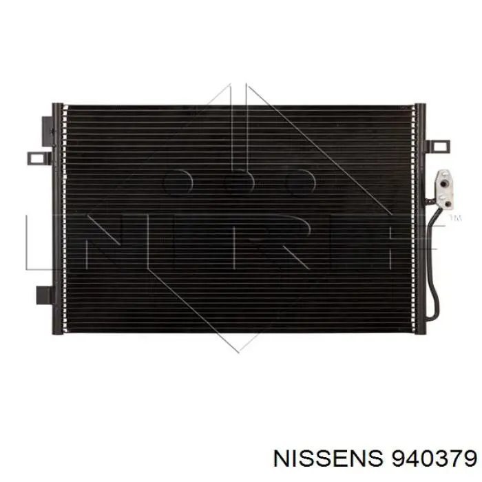 940379 Nissens radiador de aparelho de ar condicionado