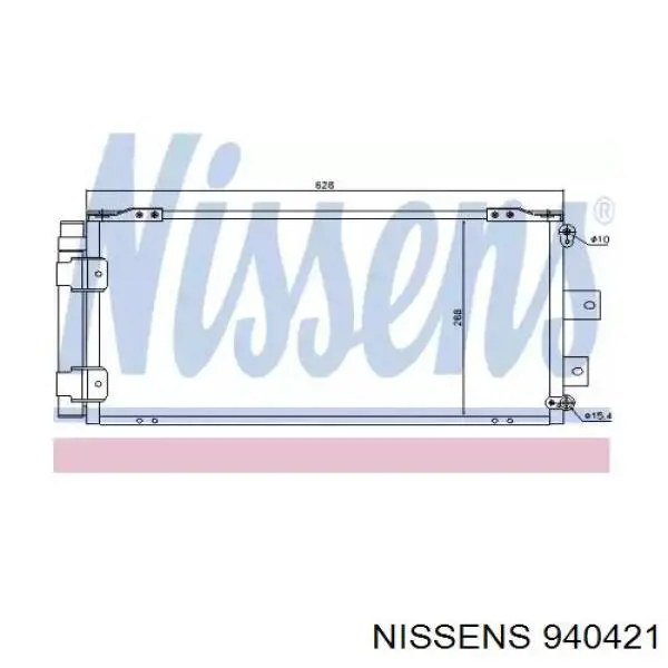 940421 Nissens Конденсатор