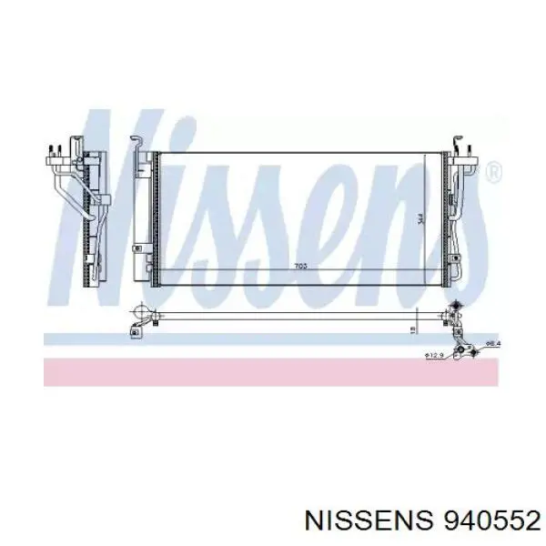 Конденсатор кондиционера Hyundai/Kia 9760638004 цена, от 53.94 USD