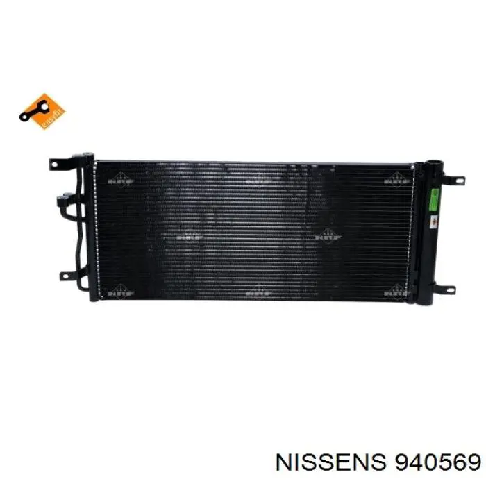 940569 Nissens radiador de aparelho de ar condicionado