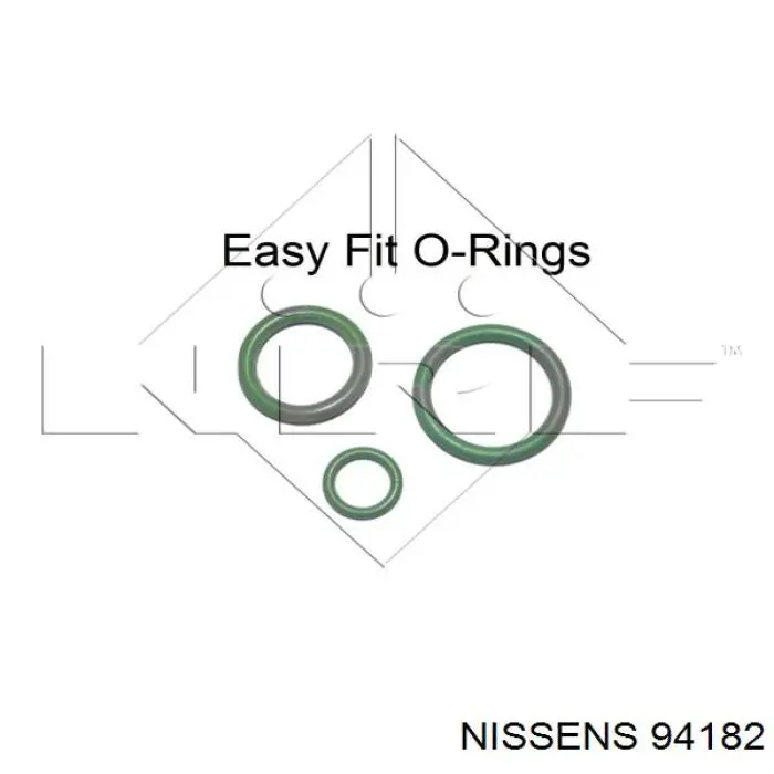 Радиатор кондиционера 94182 Nissens